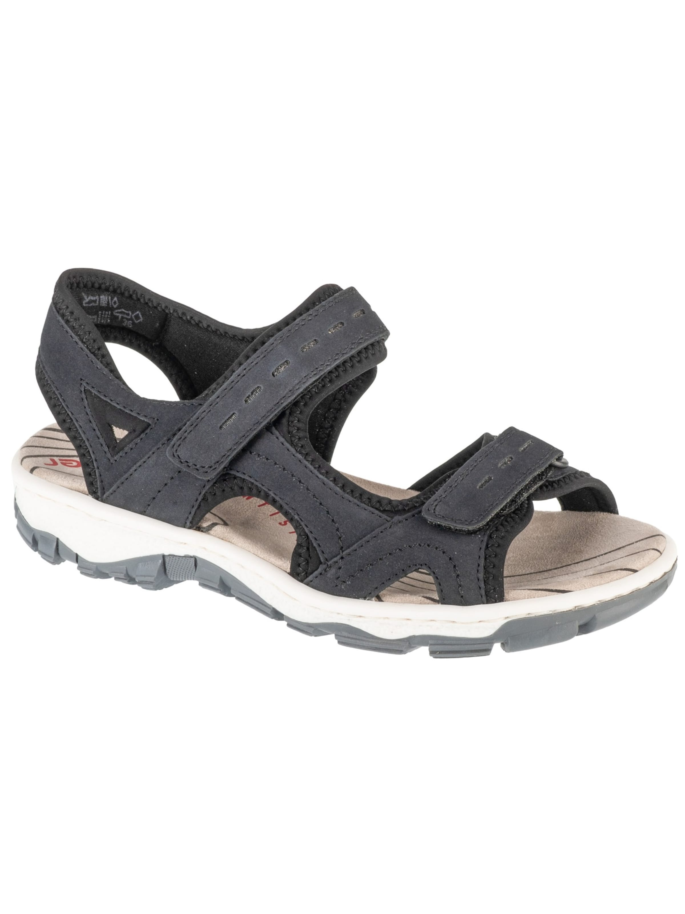 Rieker Hiking Sandals 'Rieker  68866' in Blue: front