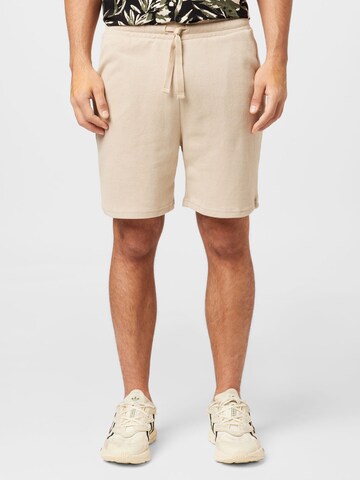 Hailys Men Regular Broek 'Curtis' in Beige: voorkant