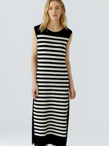 OUI Strickkleid in Schwarz: Vorderseite