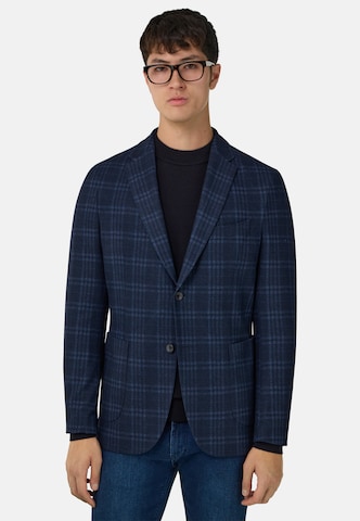 Boggi Milano Regular Fit Sakko in Blau: Vorderseite