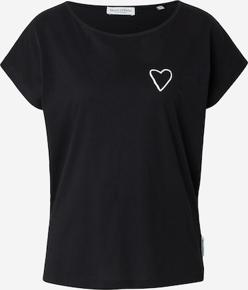 Marc O'Polo T-Shirt in Schwarz: Vorderseite