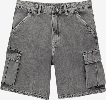Jeans cargo Pull&Bear en gris : devant