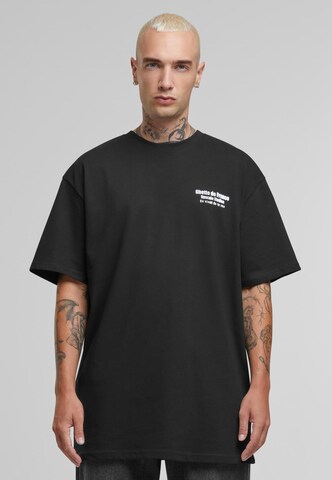 Mister Tee Majica 'Ghetto de France' | črna barva
