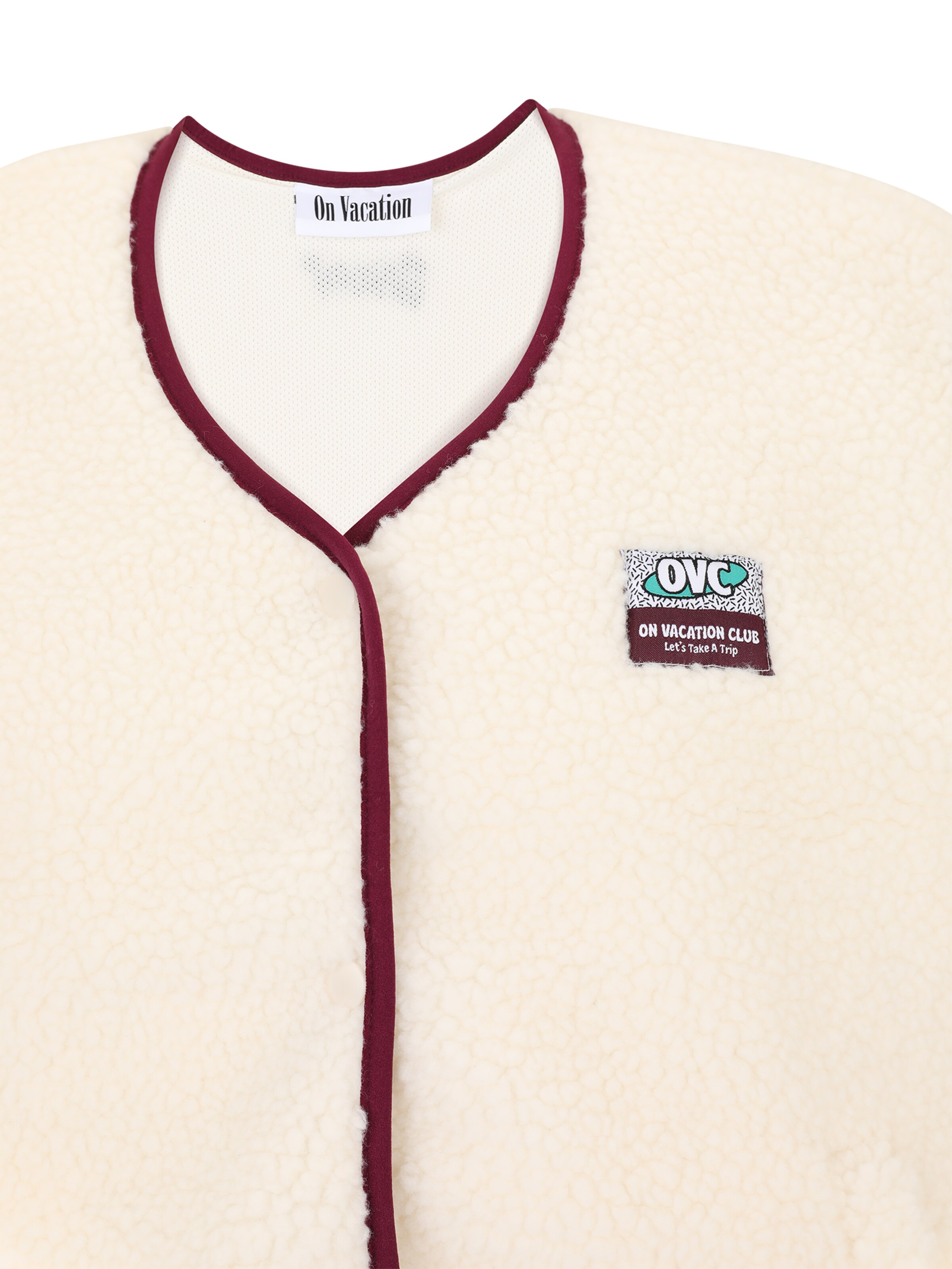 On Vacation Weste 'Wanderlust' in Beige
