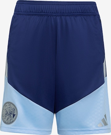ADIDAS PERFORMANCE Regular Sportbroek 'Ajax 26/27 Tiro26' in Blauw: voorkant