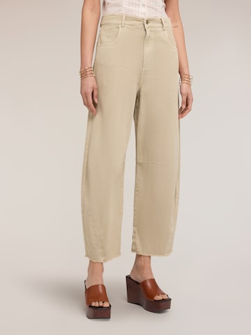 MOTIVI Loose fit Trousers in Beige