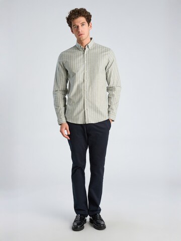 Coupe regular Chemise Lindbergh en vert
