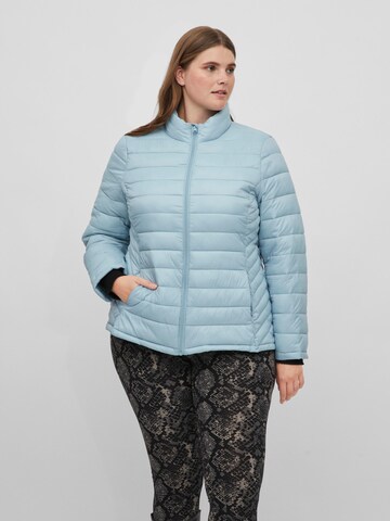 EVOKED Between-Season Jacket 'Sibiria' in Blue: front