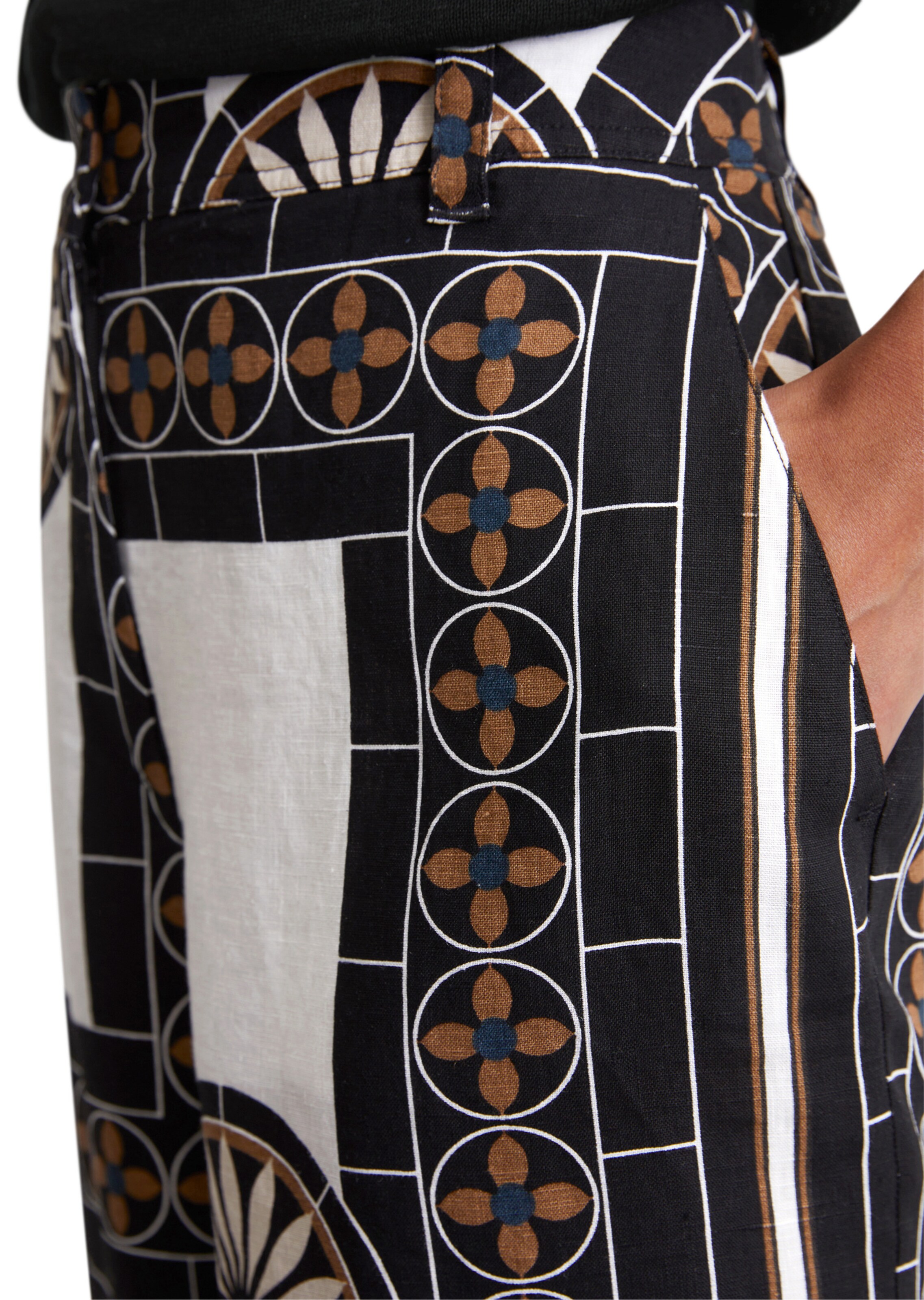 Marc O'Polo Regular Hose in Braun