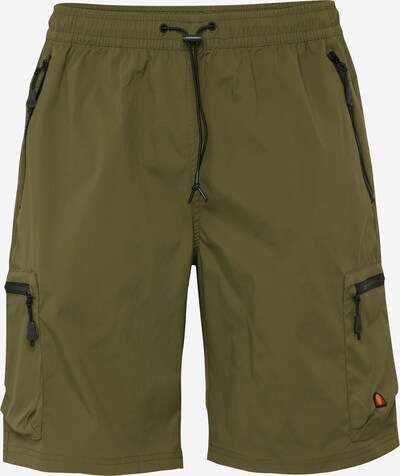 ELLESSE Pantalon cargo 'Bullseye' en olive / orange / rouge / noir, Vue avec produit