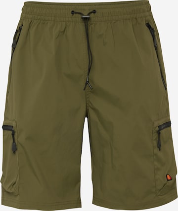 ELLESSE Regular Cargo Pants 'Bullseye' in Green: front