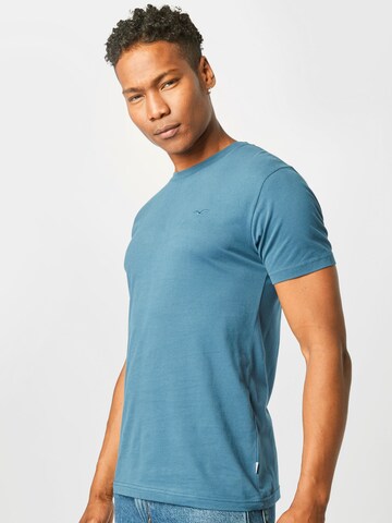 Cleptomanicx T-Shirt 'Ligull Regular' in Blau: Vorderseite