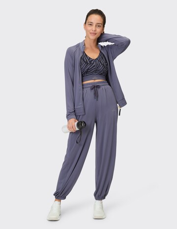 VENICE BEACH Tapered Sporthose in Blau