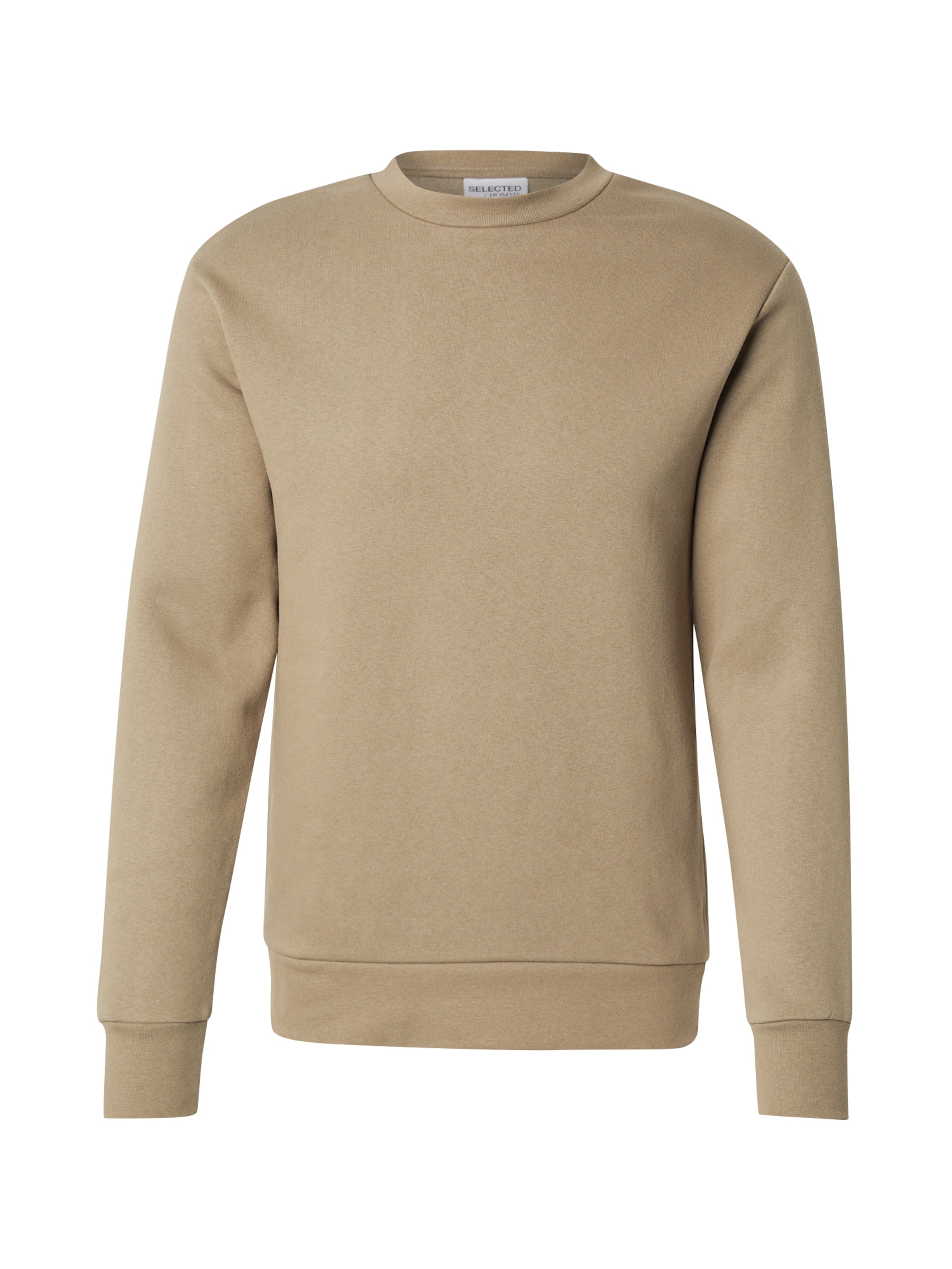SELECTED Sweatshirt 'Dan' i beige: forside