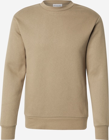 SELECTED Sweatshirt 'Dan' in Beige: Vorderseite