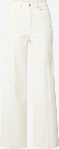 Wide leg Jeans 'HOPE' di ONLY in beige: frontale