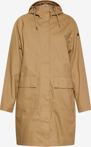 Parka mi-saison DreiMaster Vintage en beige : devant