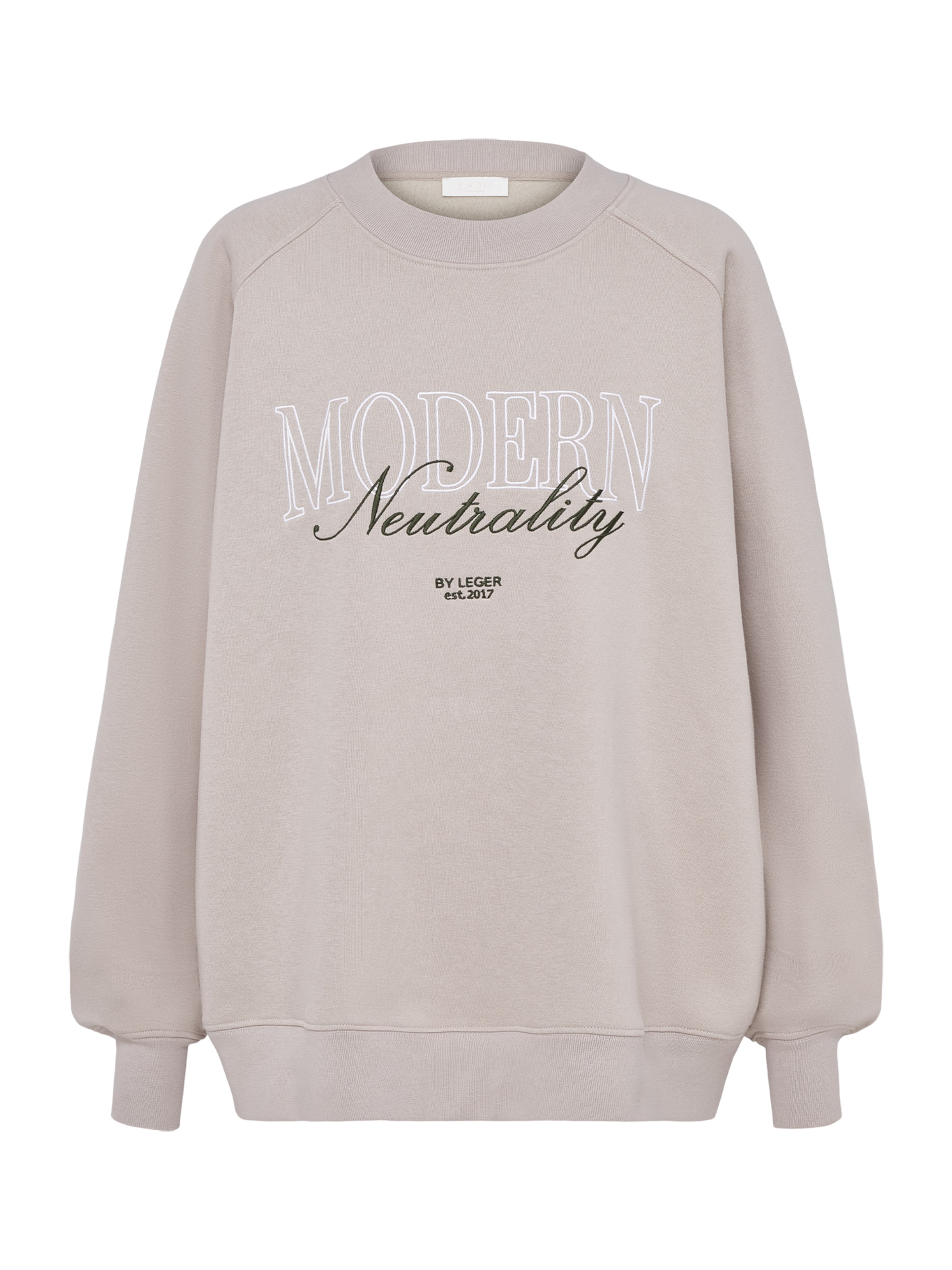 LeGer by Lena Gercke Суичър 'Maxime' в сиво: отпред