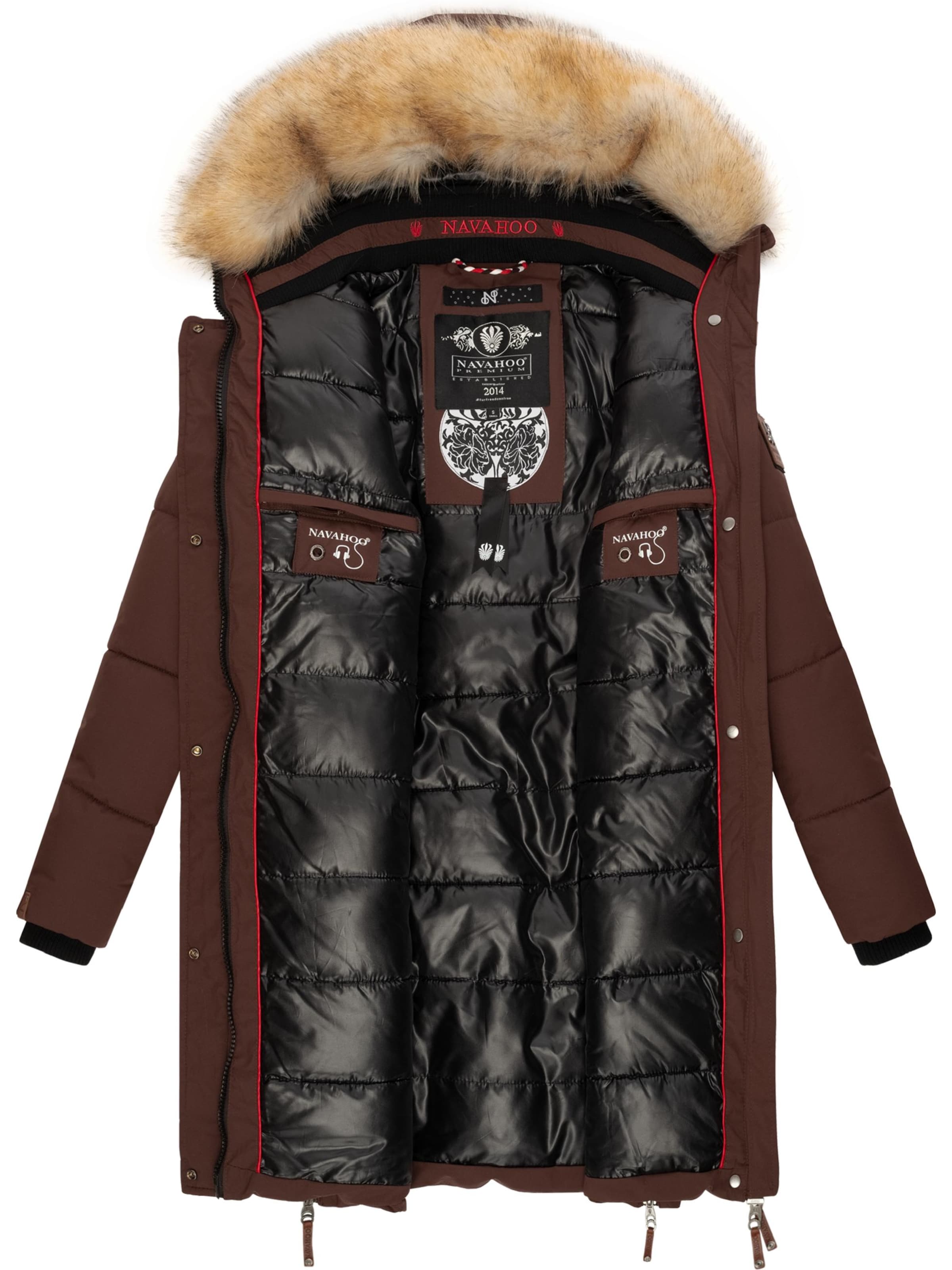 Cappotto invernale 'Halina' di NAVAHOO in marrone