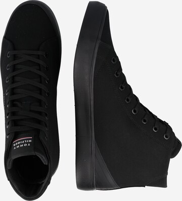 TOMMY HILFIGER High-Top Sneakers in Black