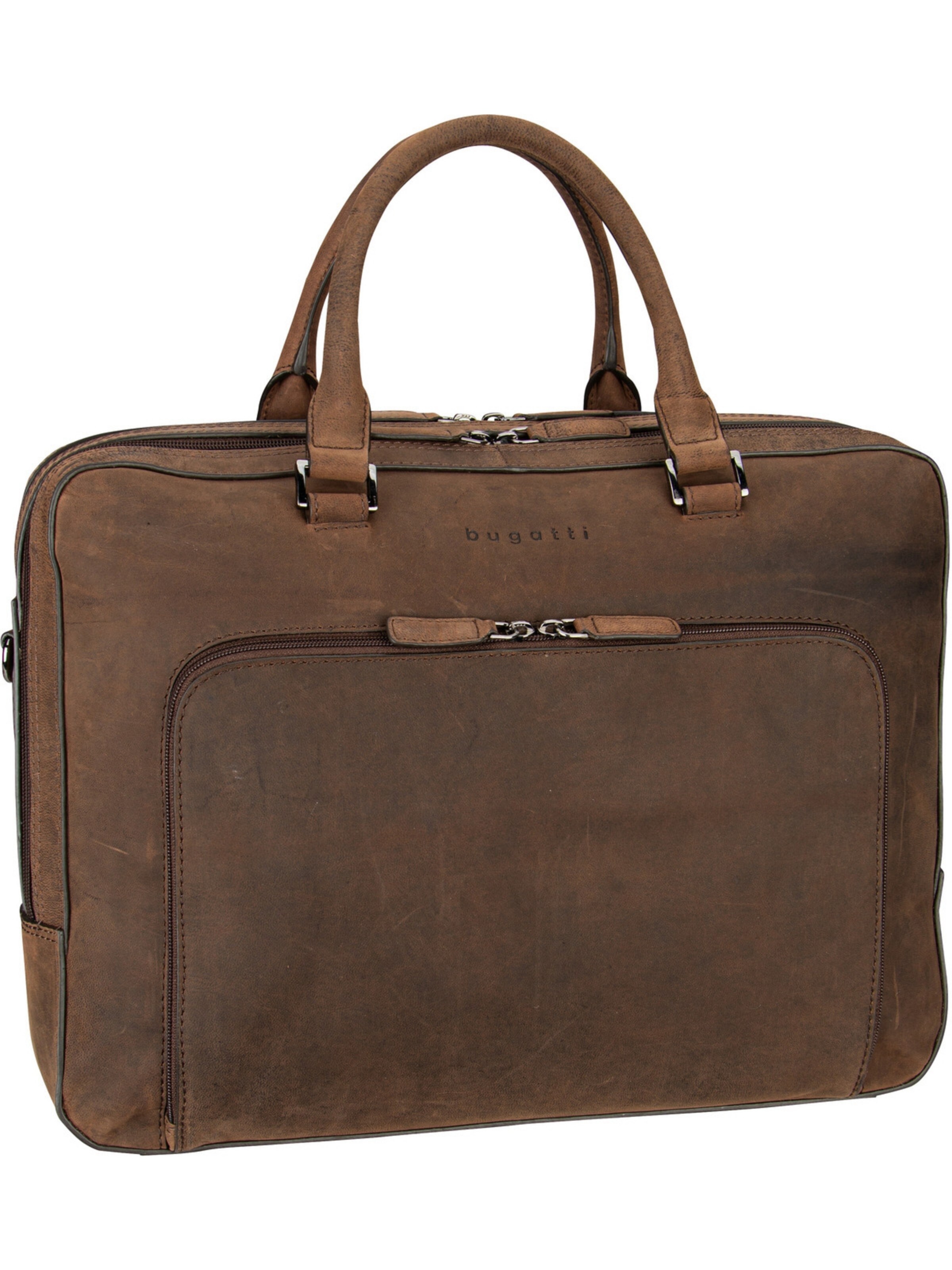 bugatti Document Bag 'Luca' in Brown: front