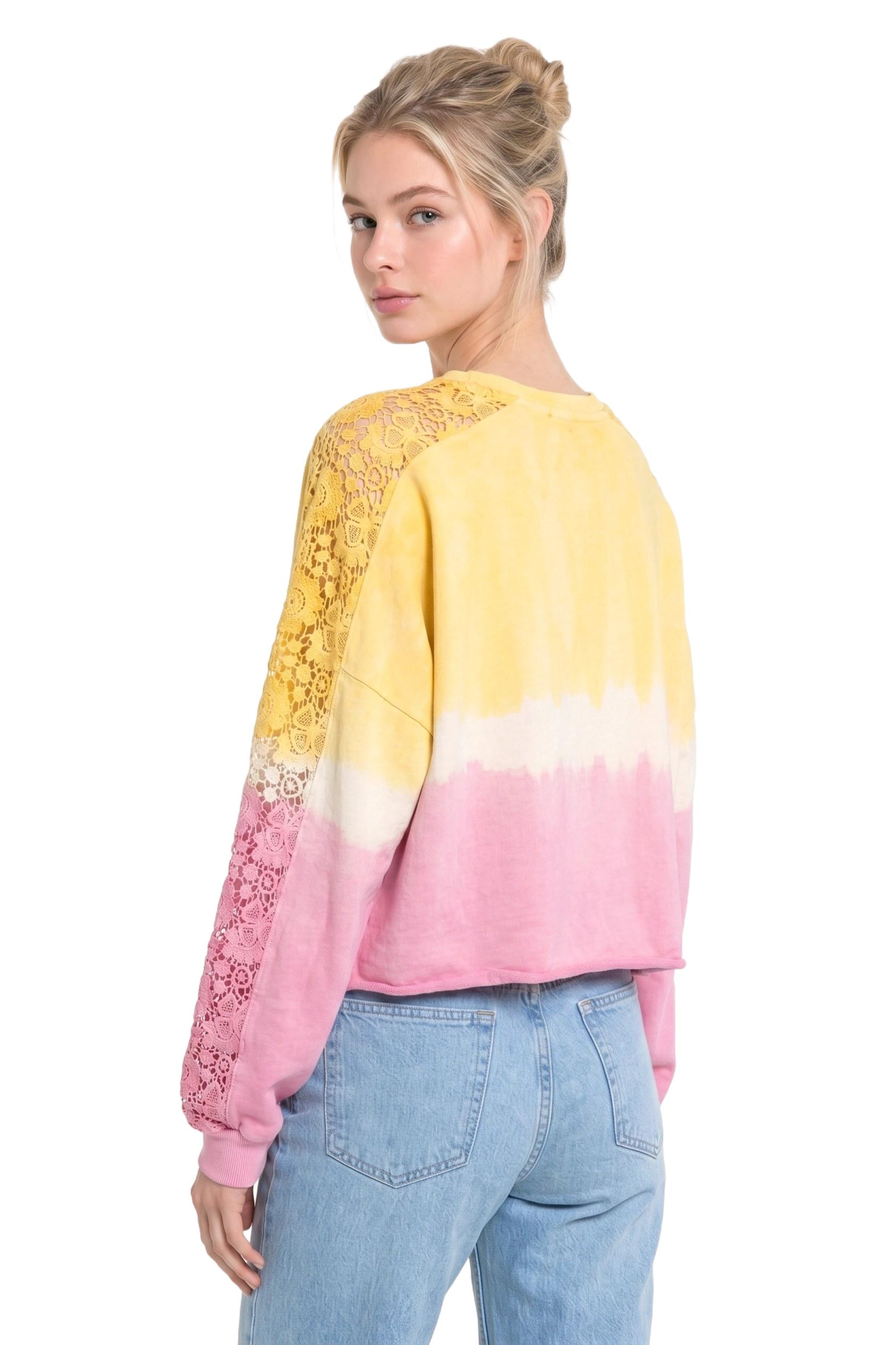 Alexa Dash Sweatshirt in Gelb