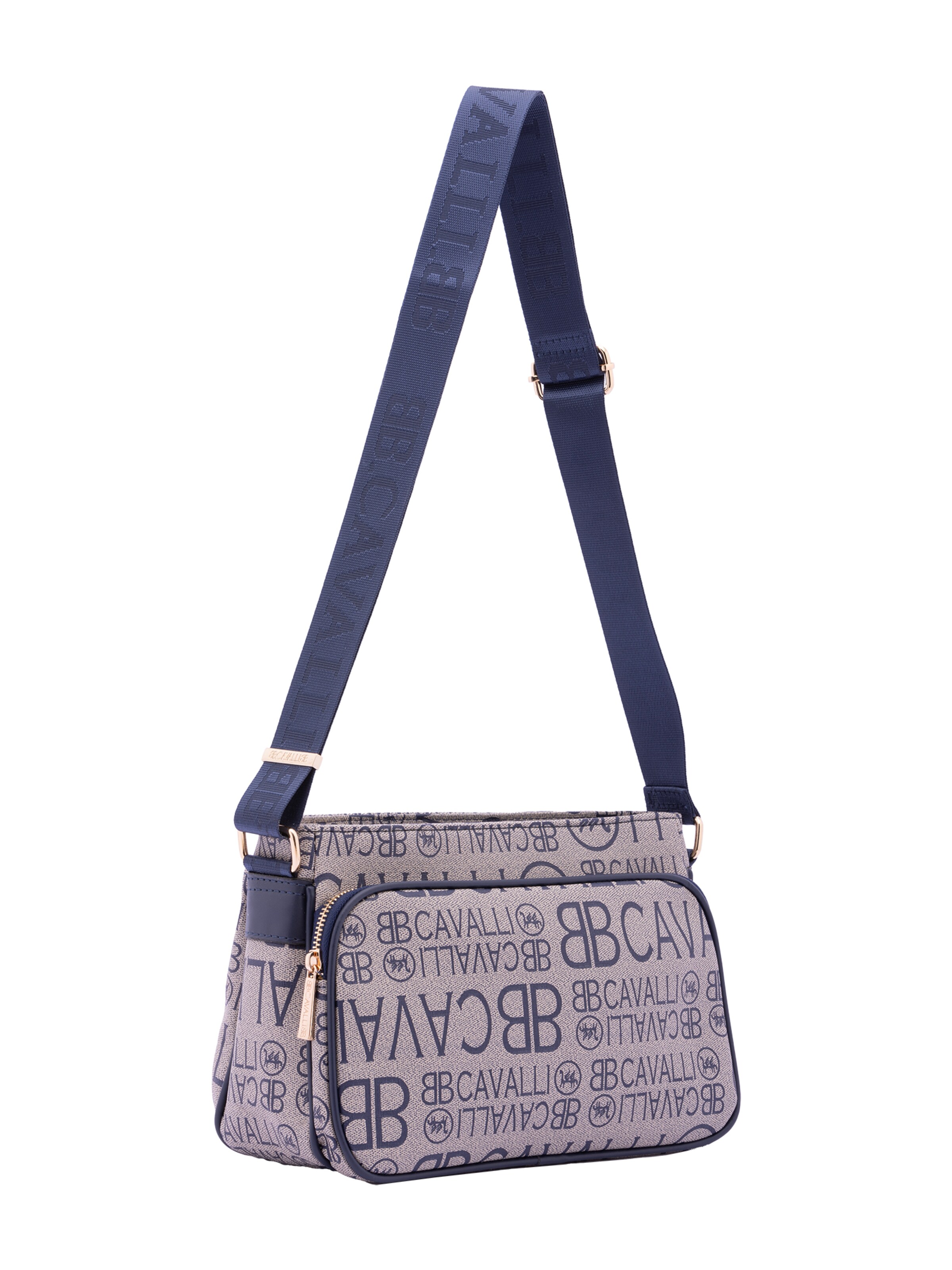 Borsa a tracolla di B. Cavalli in blu