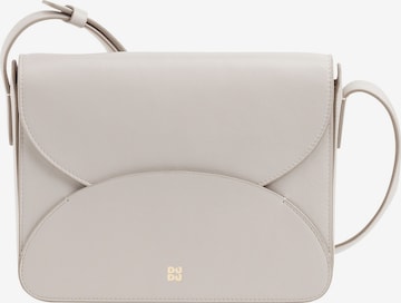 DuDu Crossbody Bag in White: front