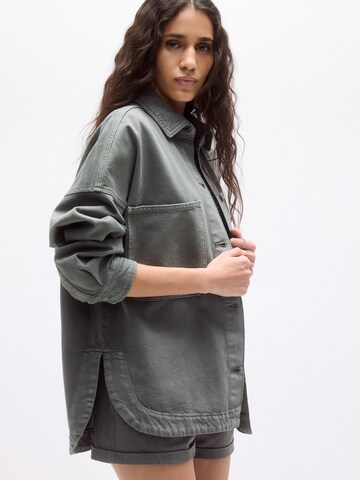 Pull&Bear Jacke in Grau