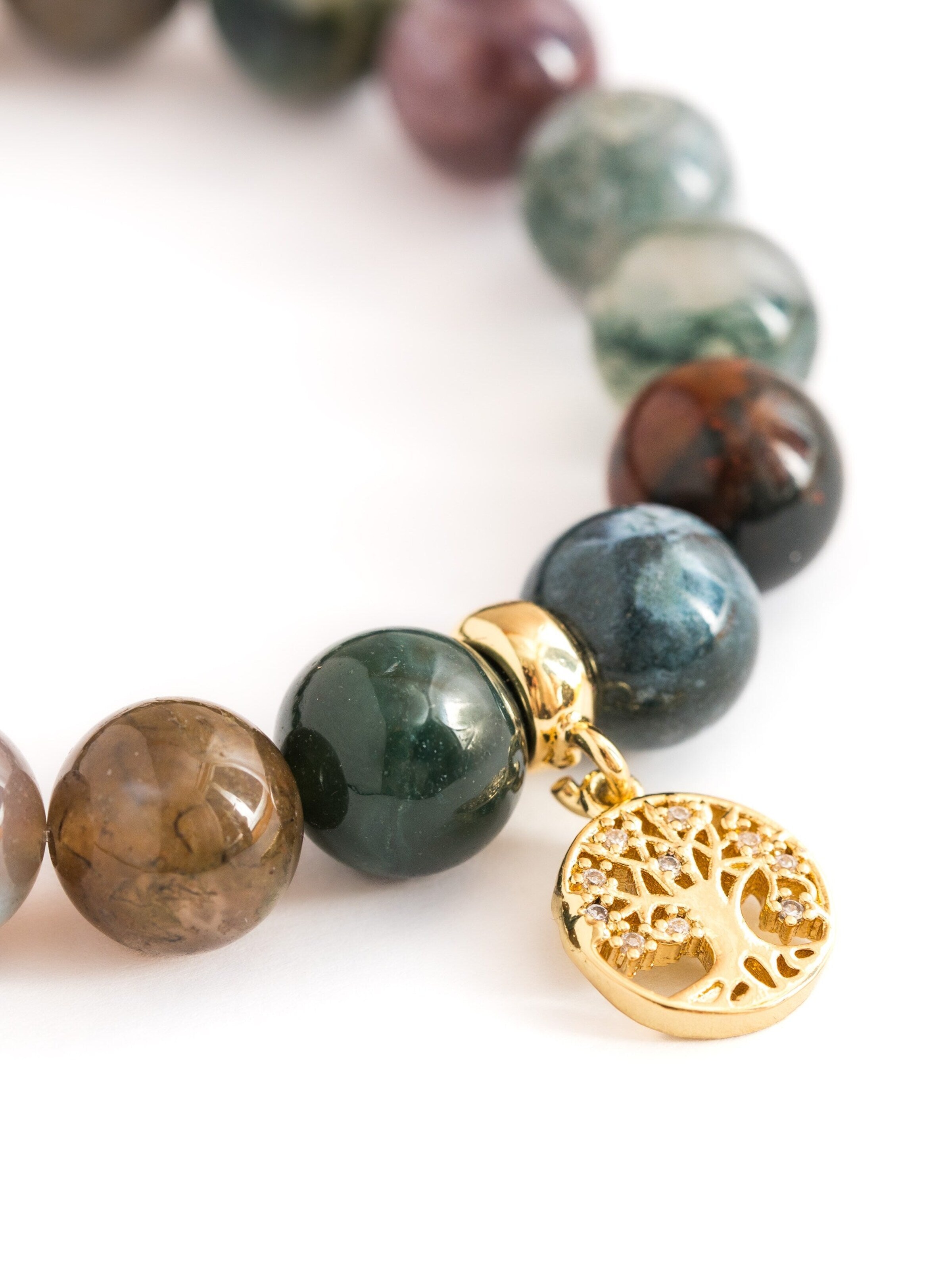 Secret Stones Bracelet 'Stone Flow' in Gold