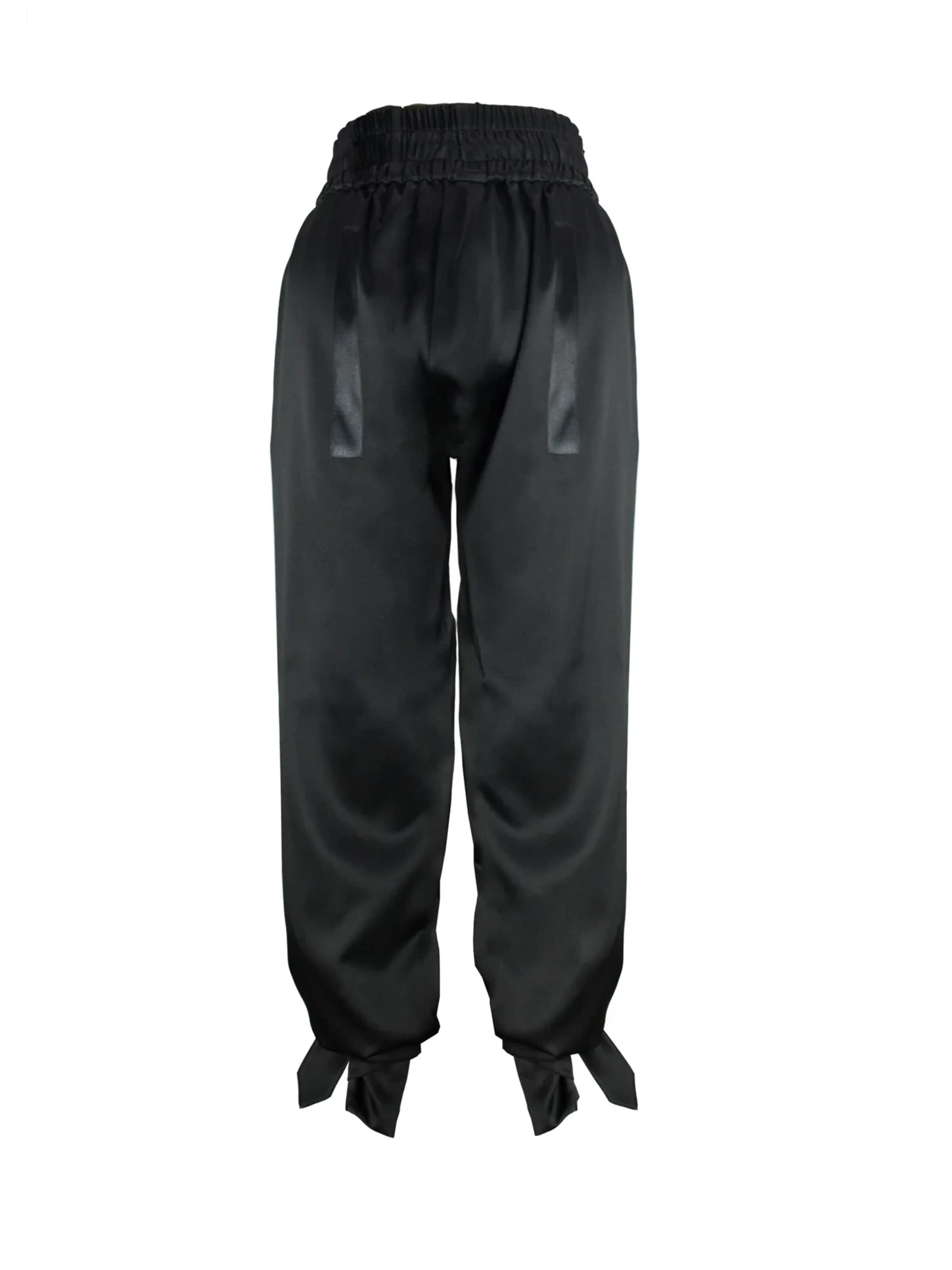 Noah Christian - Loosefit Pantalón de pinzas 'NEPTUNE' en negro