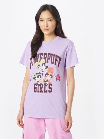 T-shirt 'TYLER' Daisy Street en violet : devant