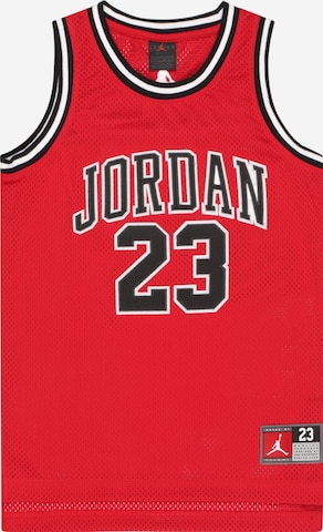 T-Shirt Jordan en rouge : devant