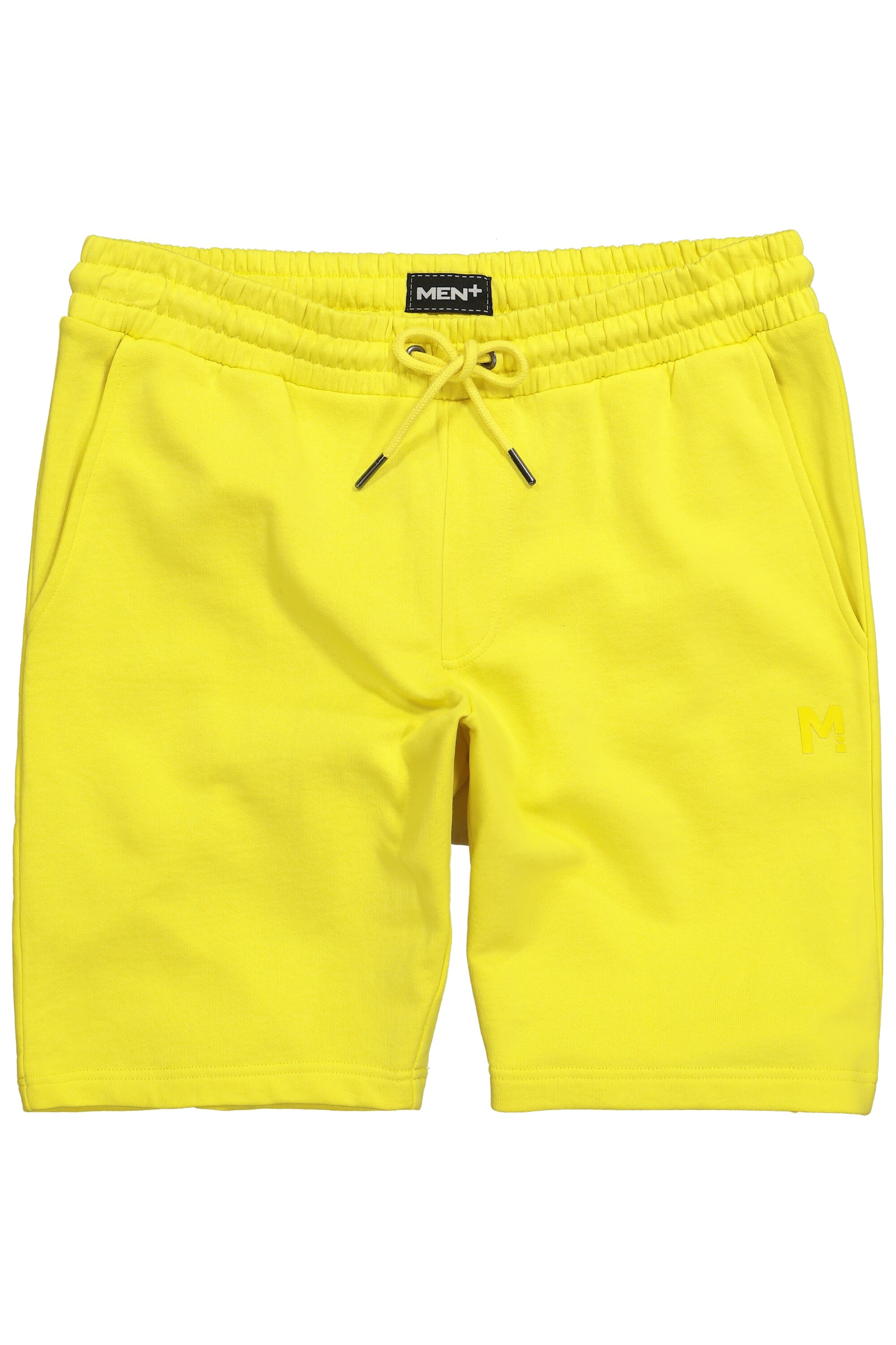 Men Plus Regular Trousers 'Bermuda' in Yellow: front