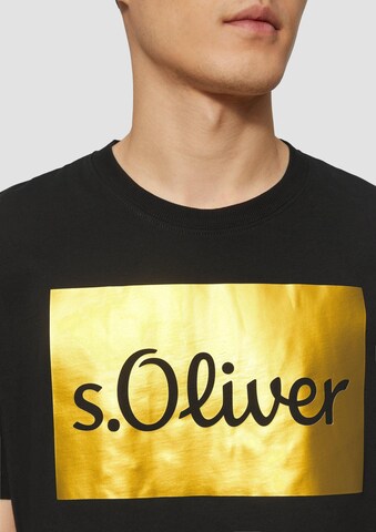 s.Oliver Shirt in Zwart