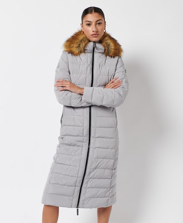 Manteau d’hiver 'Artic' Superdry en gris : devant