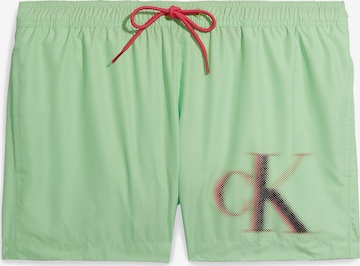 Calvin Klein SwimwearKupaće hlače - zelena boja: prednji dio