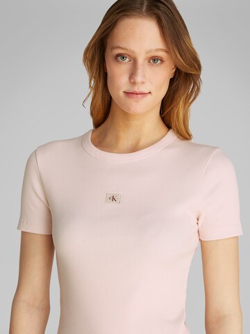 Calvin Klein Jeans Koszulka w kolorze różowy