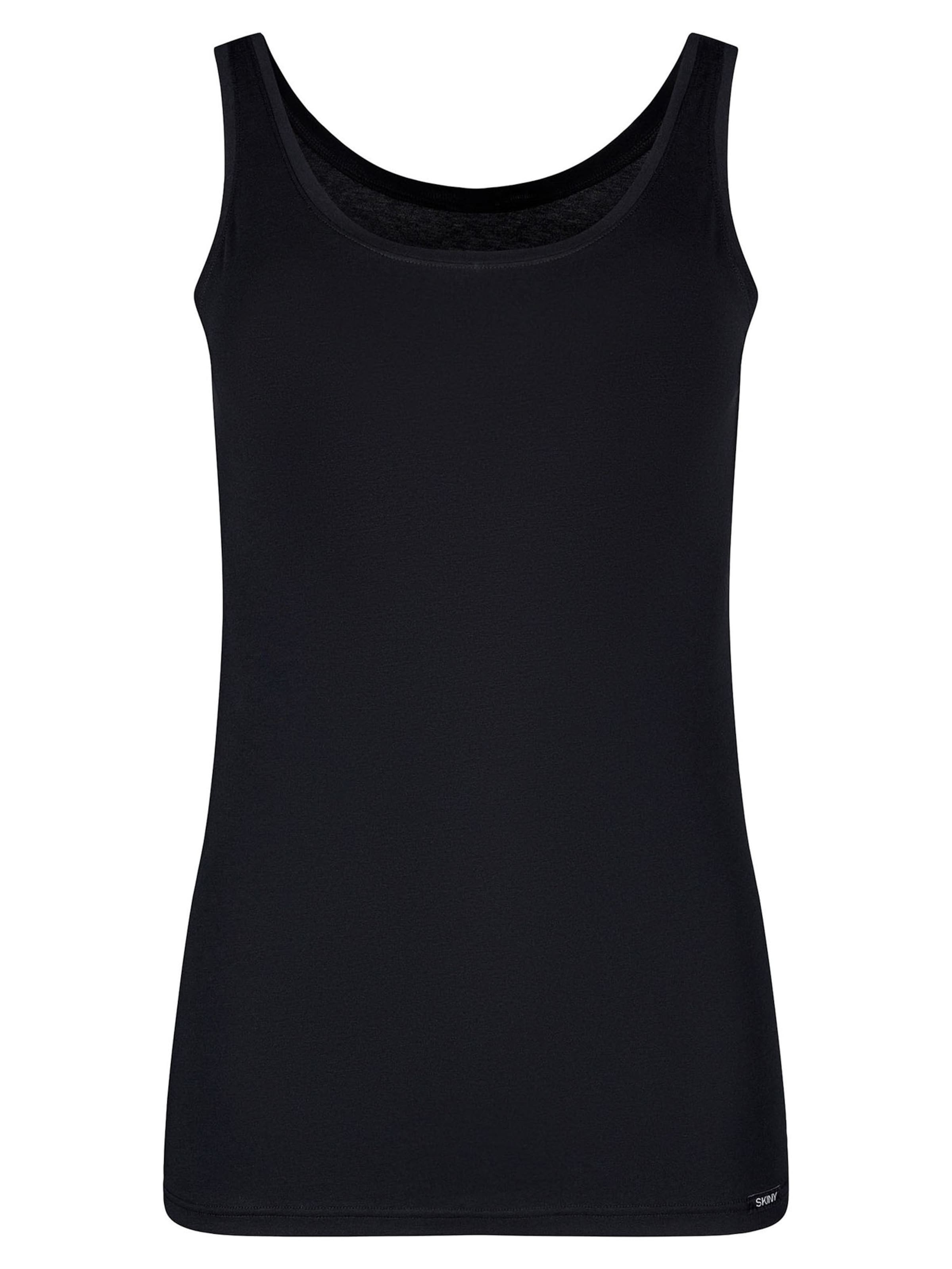 Haut ' Cotton Essentials ' Skiny en noir