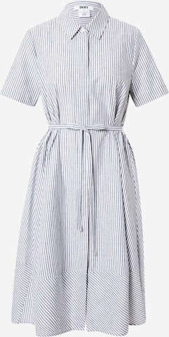 DKNY Shirt dress in Blue: front