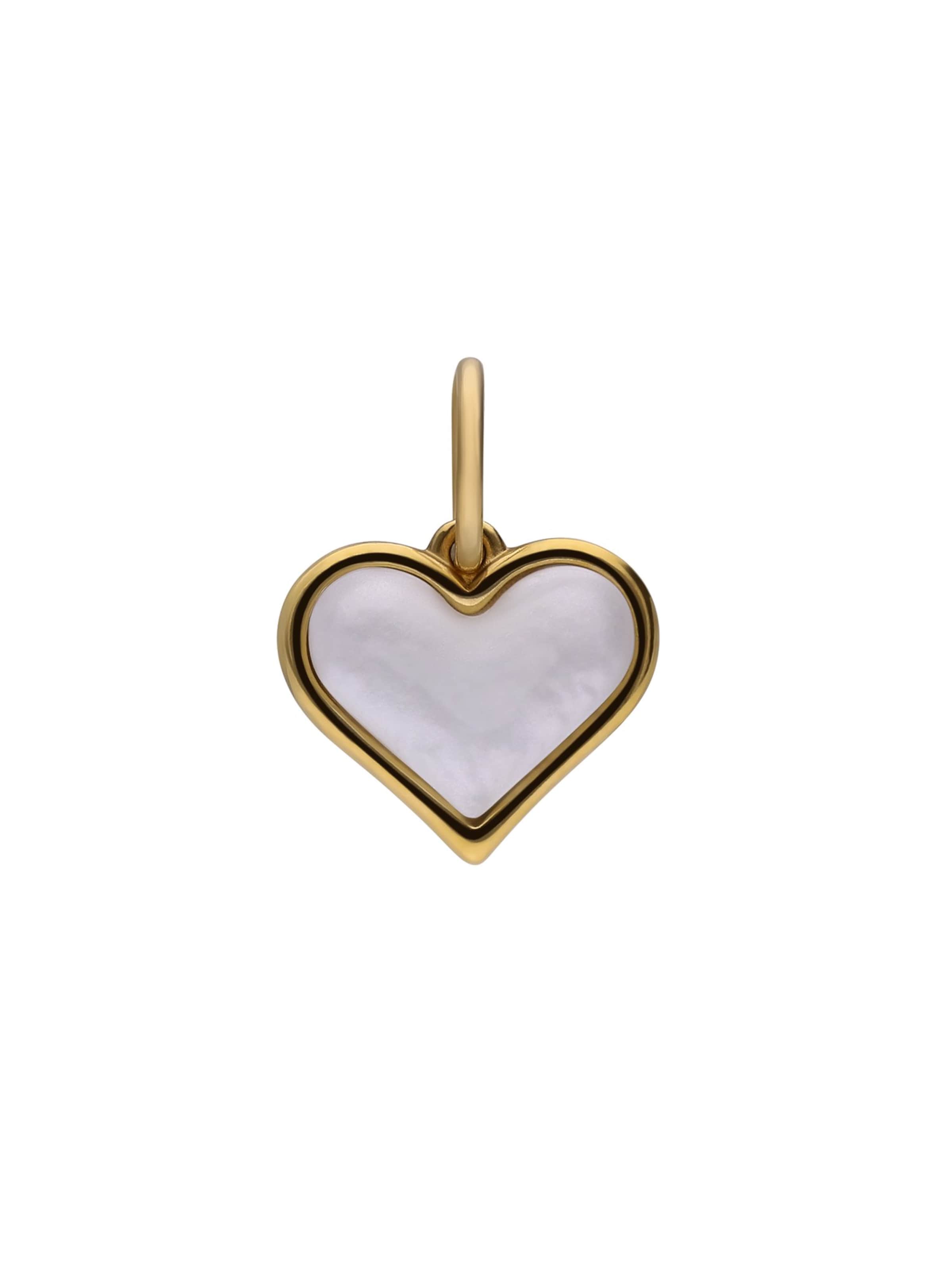 Lucardi Pendant in Gold: front