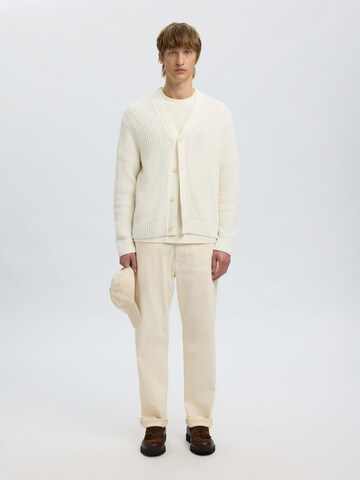 Vestes en maille SELECTED en blanc