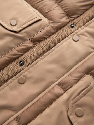 Ombre Winter Jacket in Brown