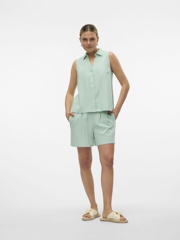 VERO MODA Bluse 'MYMILO' i grøn