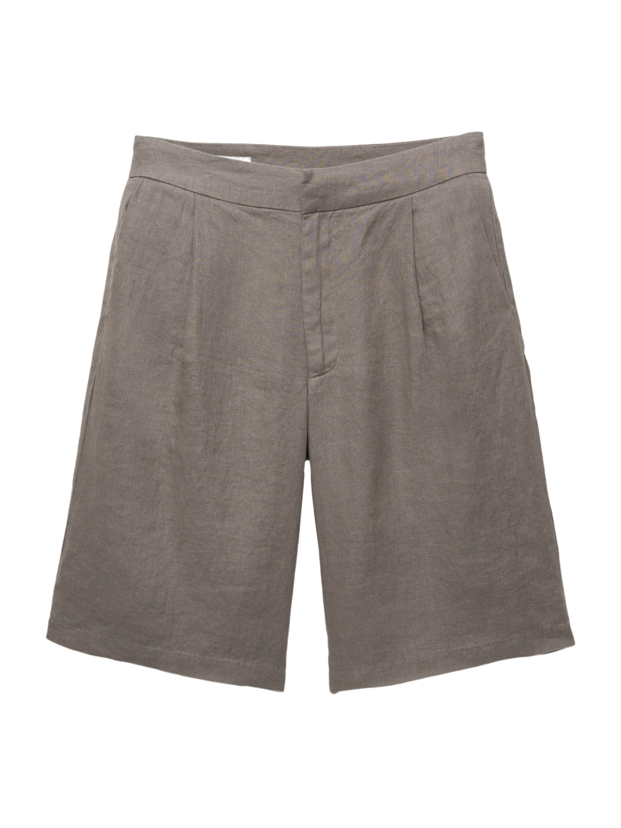 Pull&Bear Loosefit Kalhoty se sklady v pase – šedá: přední strana