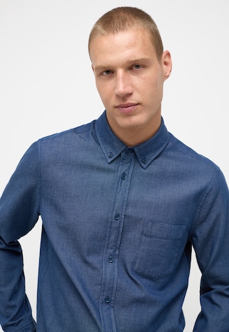 MUSTANG Regular fit Button Up Shirt in Blue