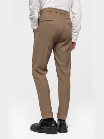 Dandalo - regular Pantalón de pinzas en marrón