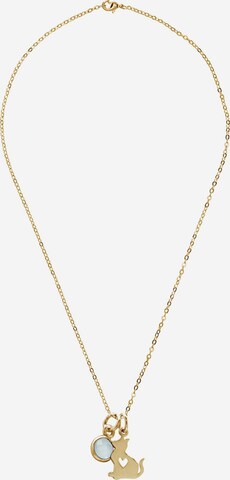 Gemshine Necklace in Gold: front