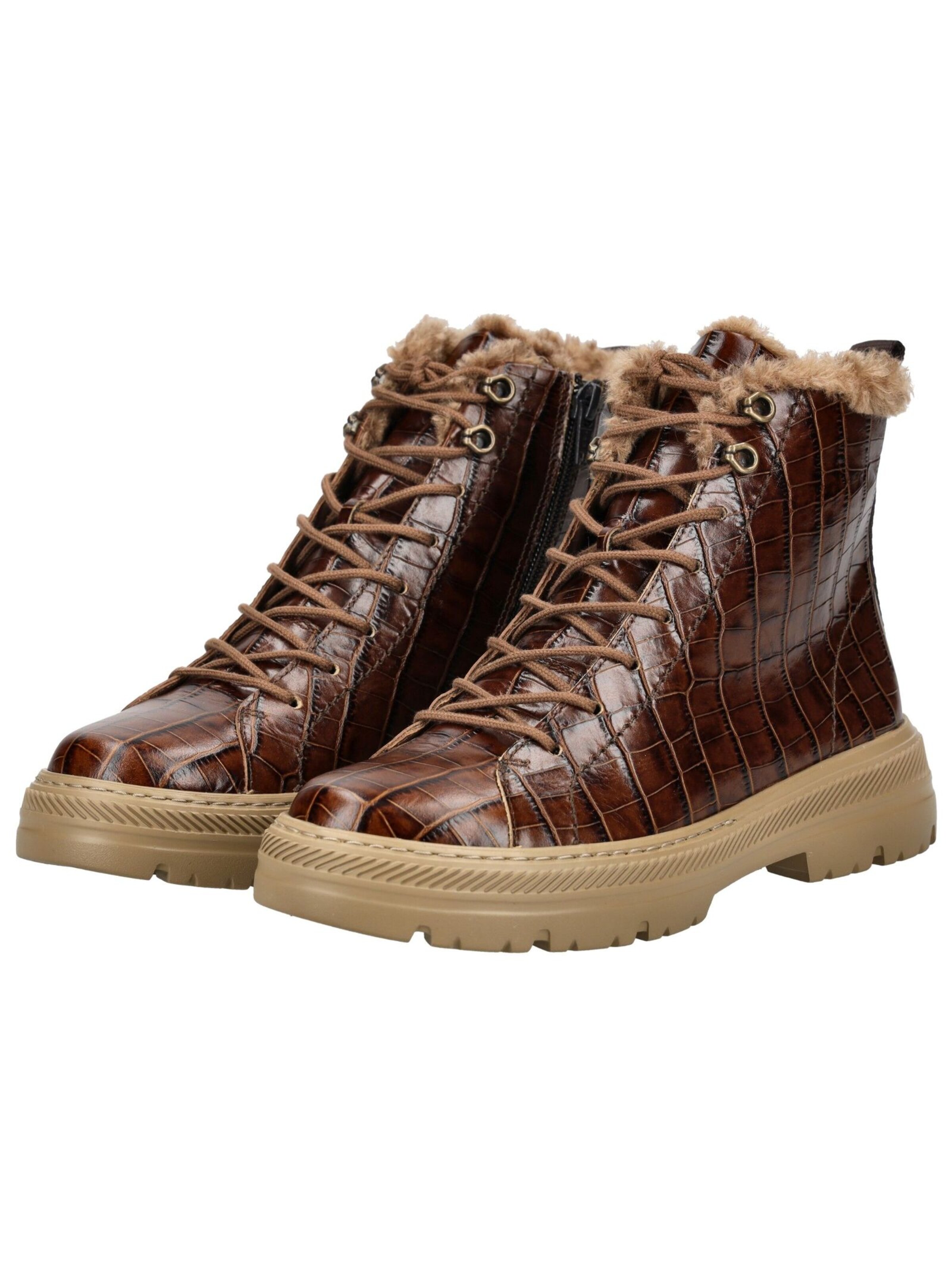 Paul Green Veterlaarsjes in Bruin