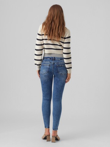 MAMALICIOUS Slimfit Jeans 'ROMA' in Blau